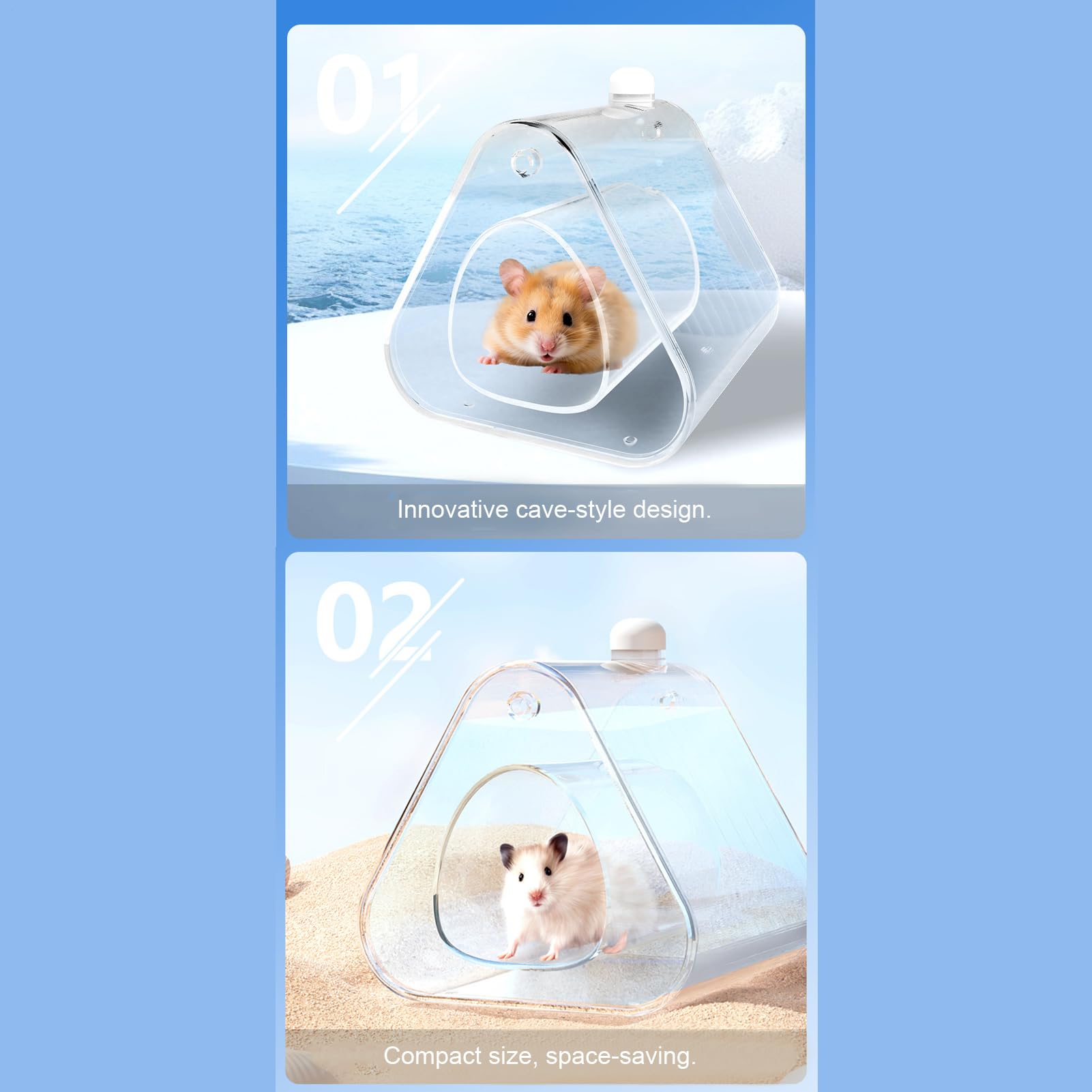 Amazon.co.jp: Domezen ハムスター 用 冷却 ハビタット ケージ 夏 暑さ